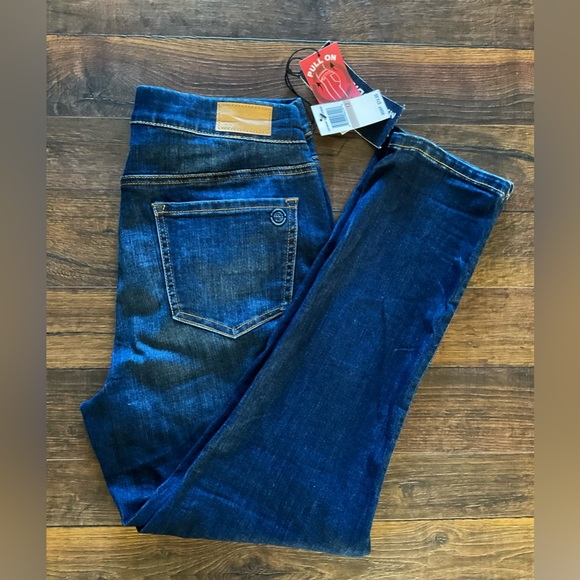 Max Studio Stretch Body Sculpting Pull On Jeans 12 $74 - Picture 2 of 12